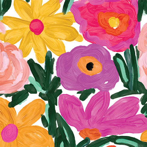 Bouffants and Broken Hearts Painterly Garden Nintendo Switch Lite Skin